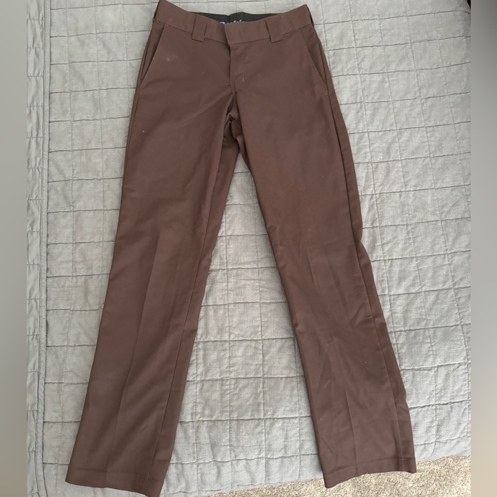 Dickies 29x32 Brown Slim Taper Pants